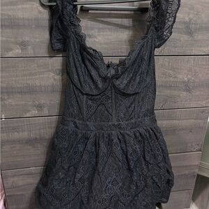 Elegant Black Lace Dress